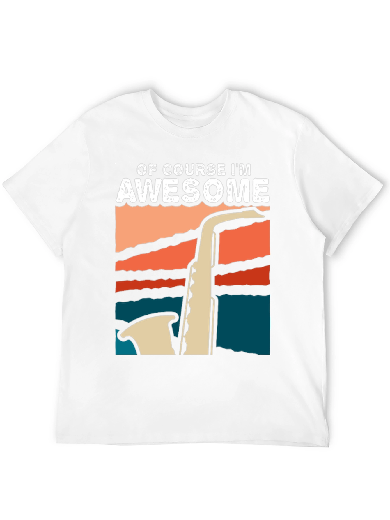 Awesome Saxophone T-Shirt - Music Lover Tee