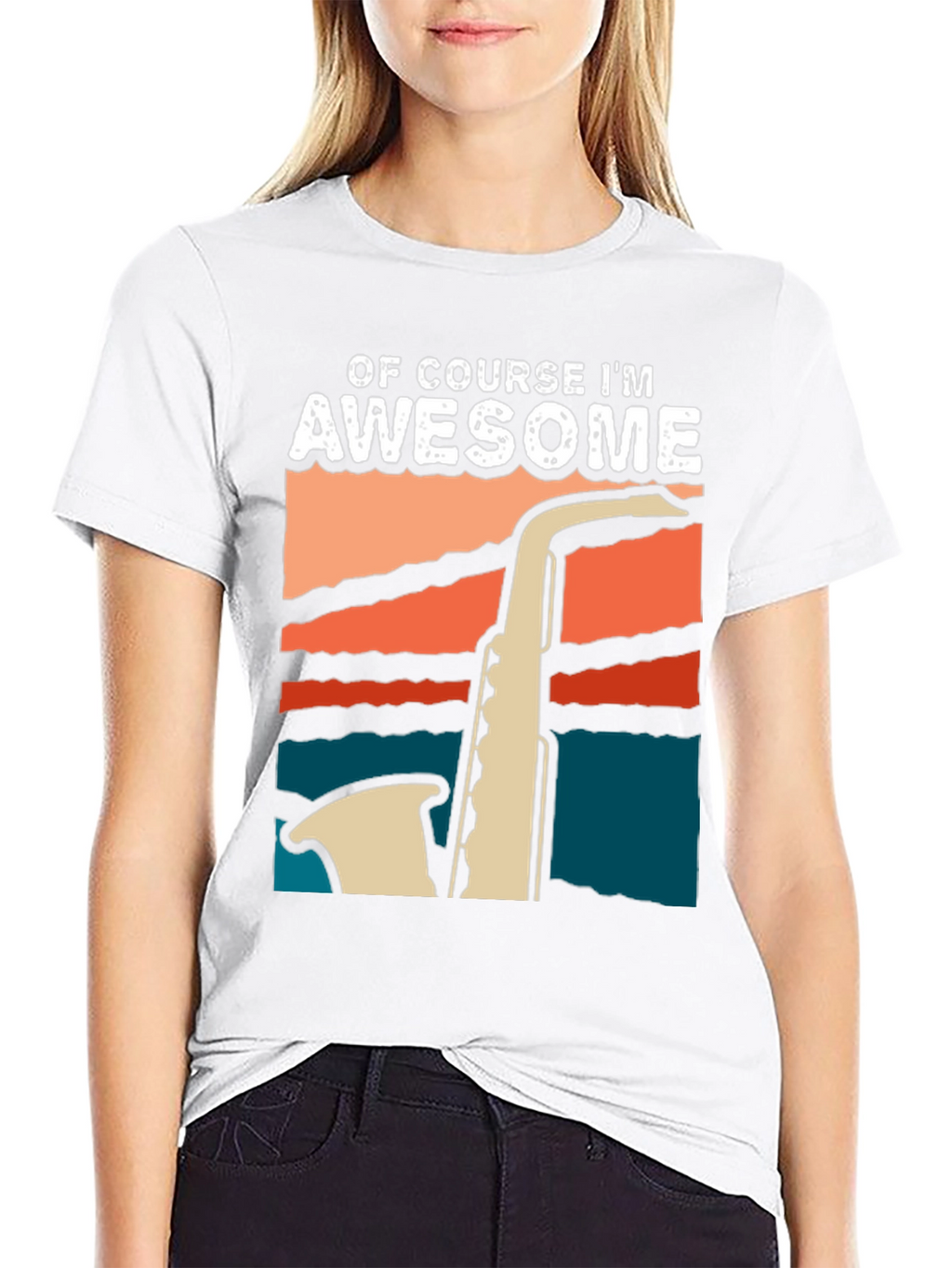 Awesome Saxophone T-Shirt - Music Lover Tee