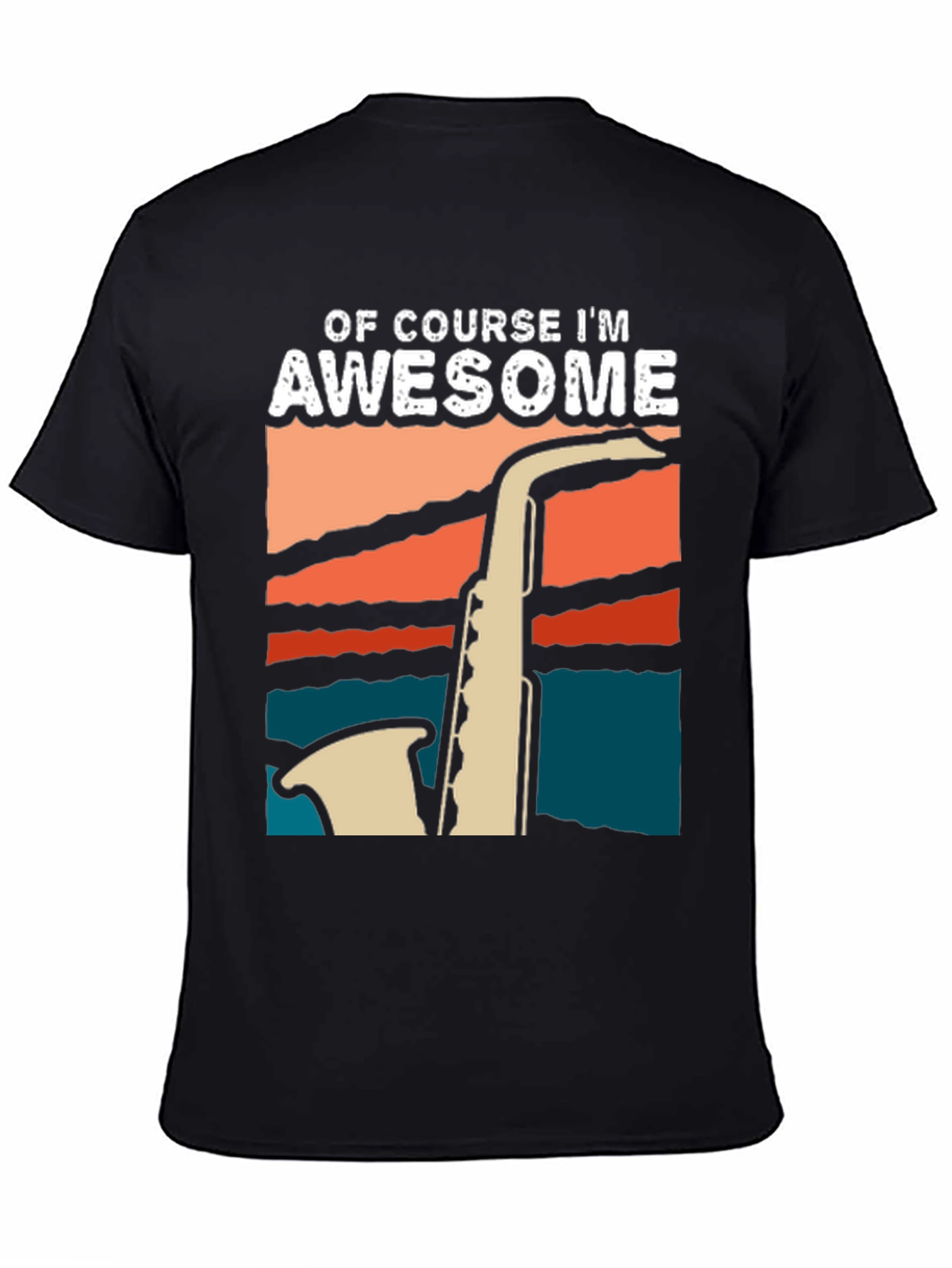 Awesome Saxophone T-Shirt - Music Lover Tee