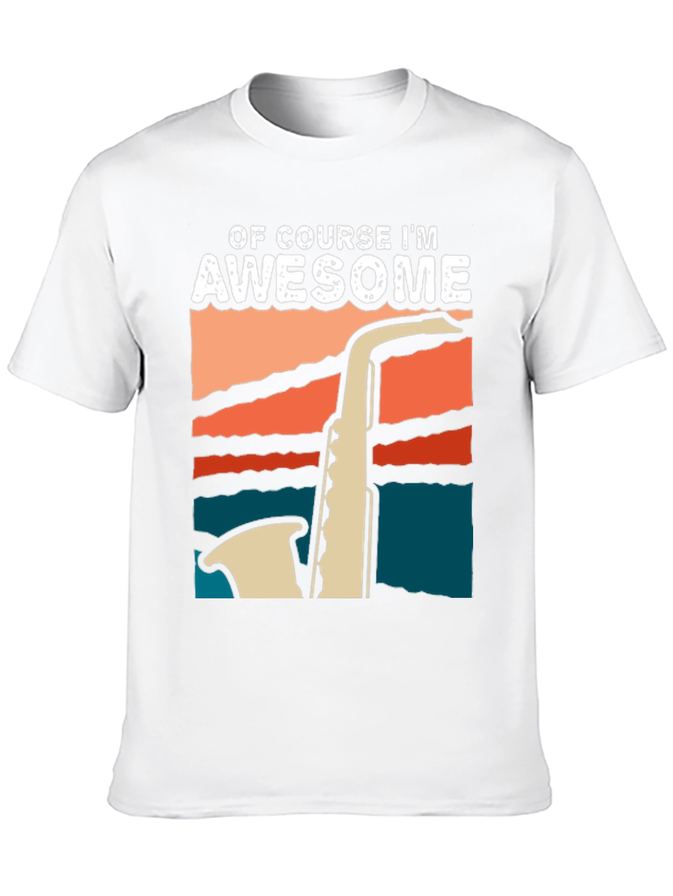 Awesome Saxophone T-Shirt - Music Lover Tee