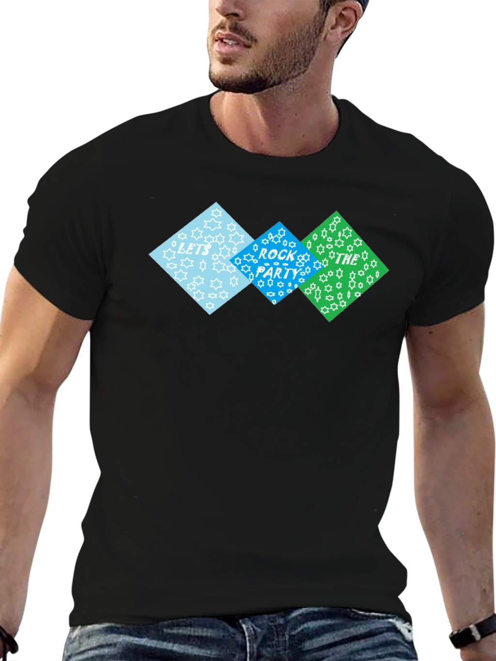 Lets Rock the Party Graphic T-Shirt