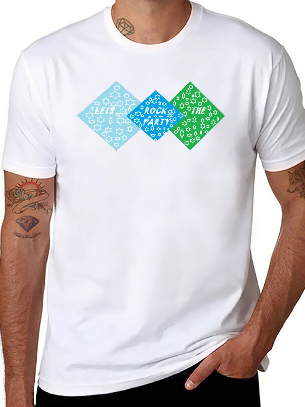 Lets Rock the Party Graphic T-Shirt