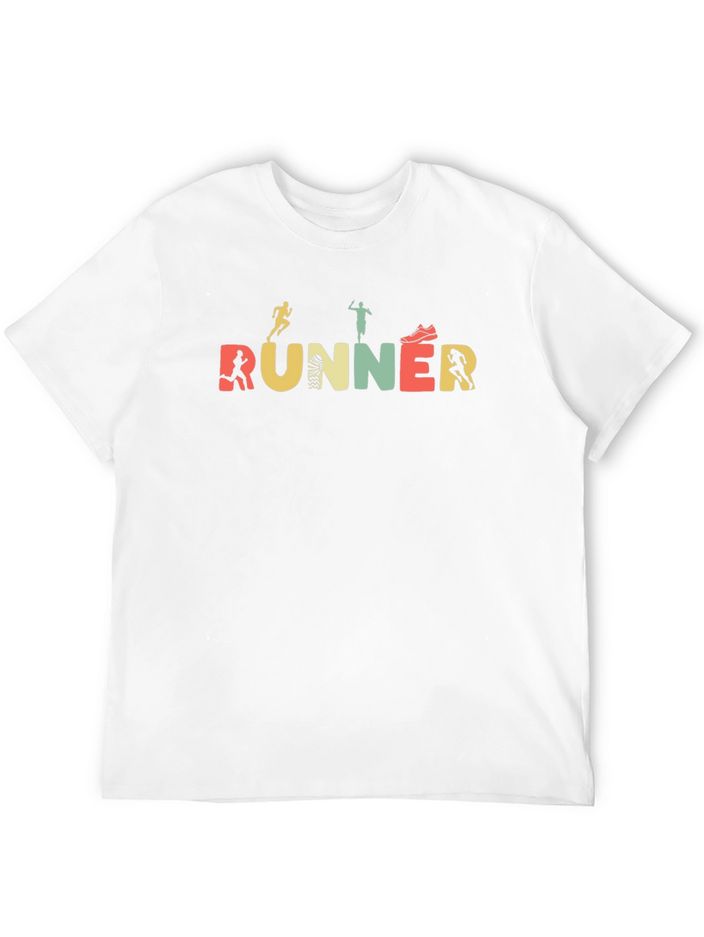 Runner Graphic Tee - Soft Black Cotton Blend