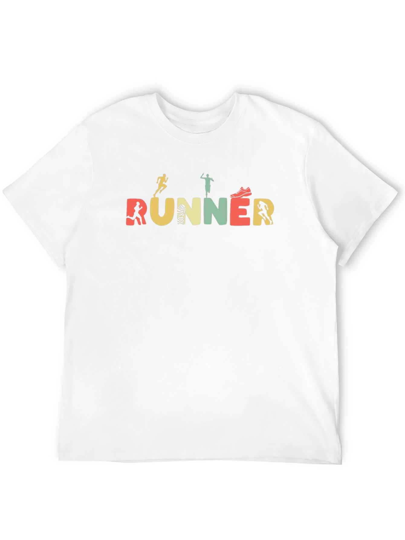 Runner Graphic Tee - Soft Black Cotton Blend
