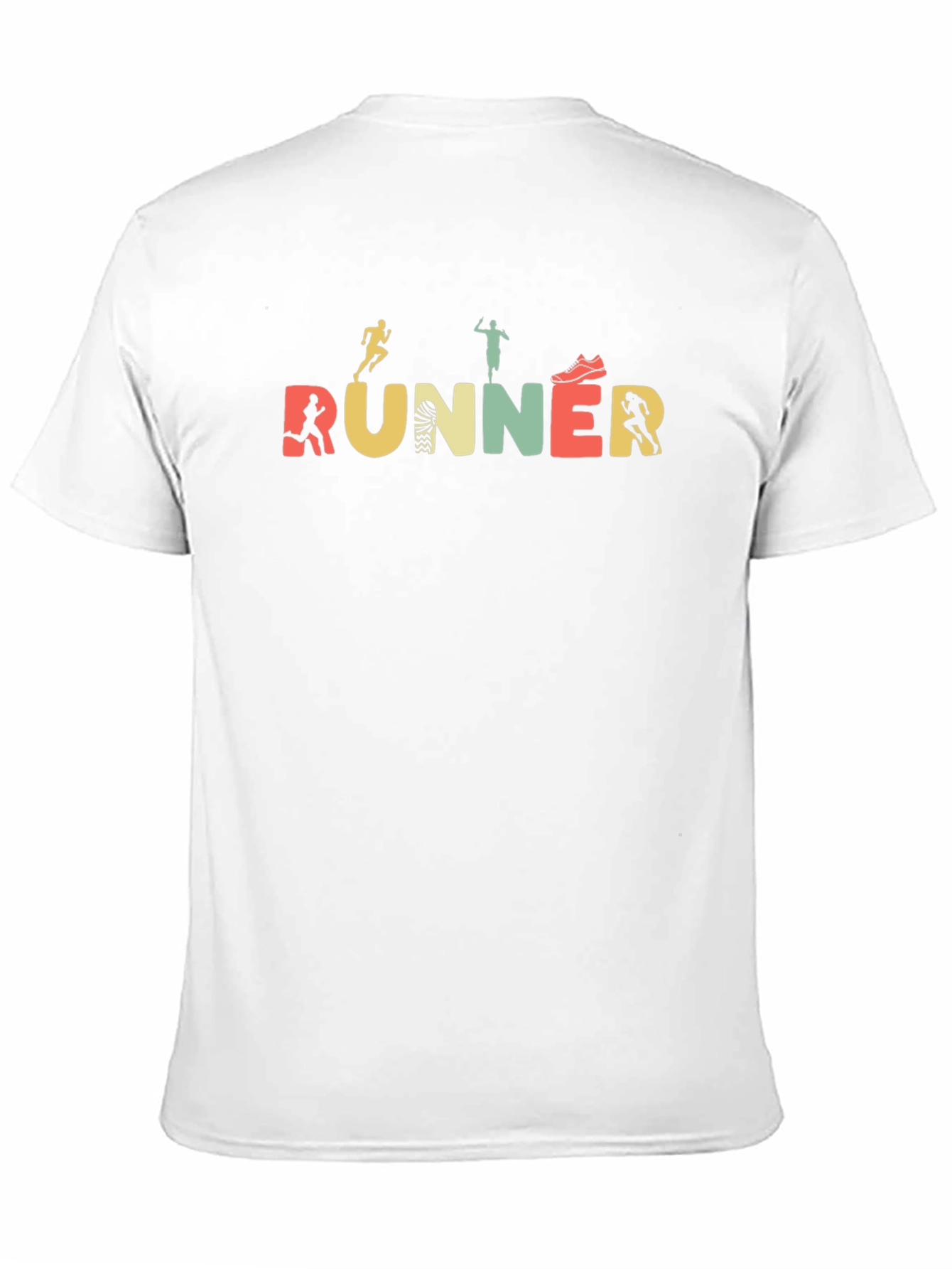 Runner Graphic Tee - Soft Black Cotton Blend