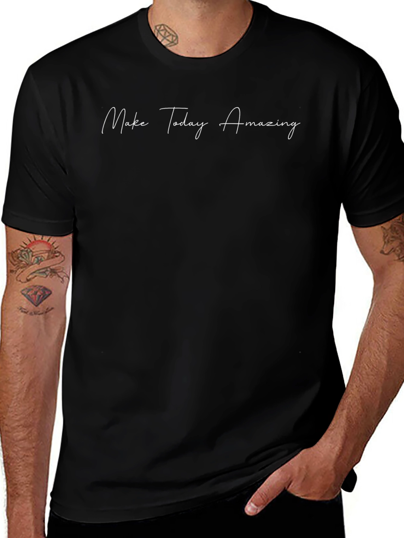 Make Today Amazing Black T-Shirt