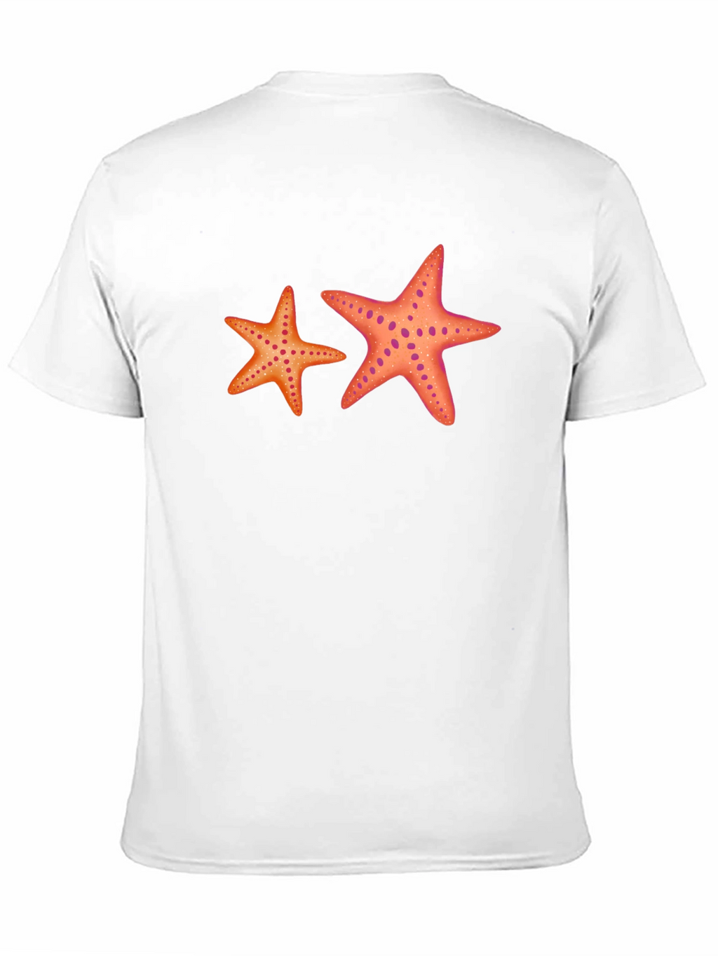 Starfish Graphic Tee - Black Cotton Casual Top