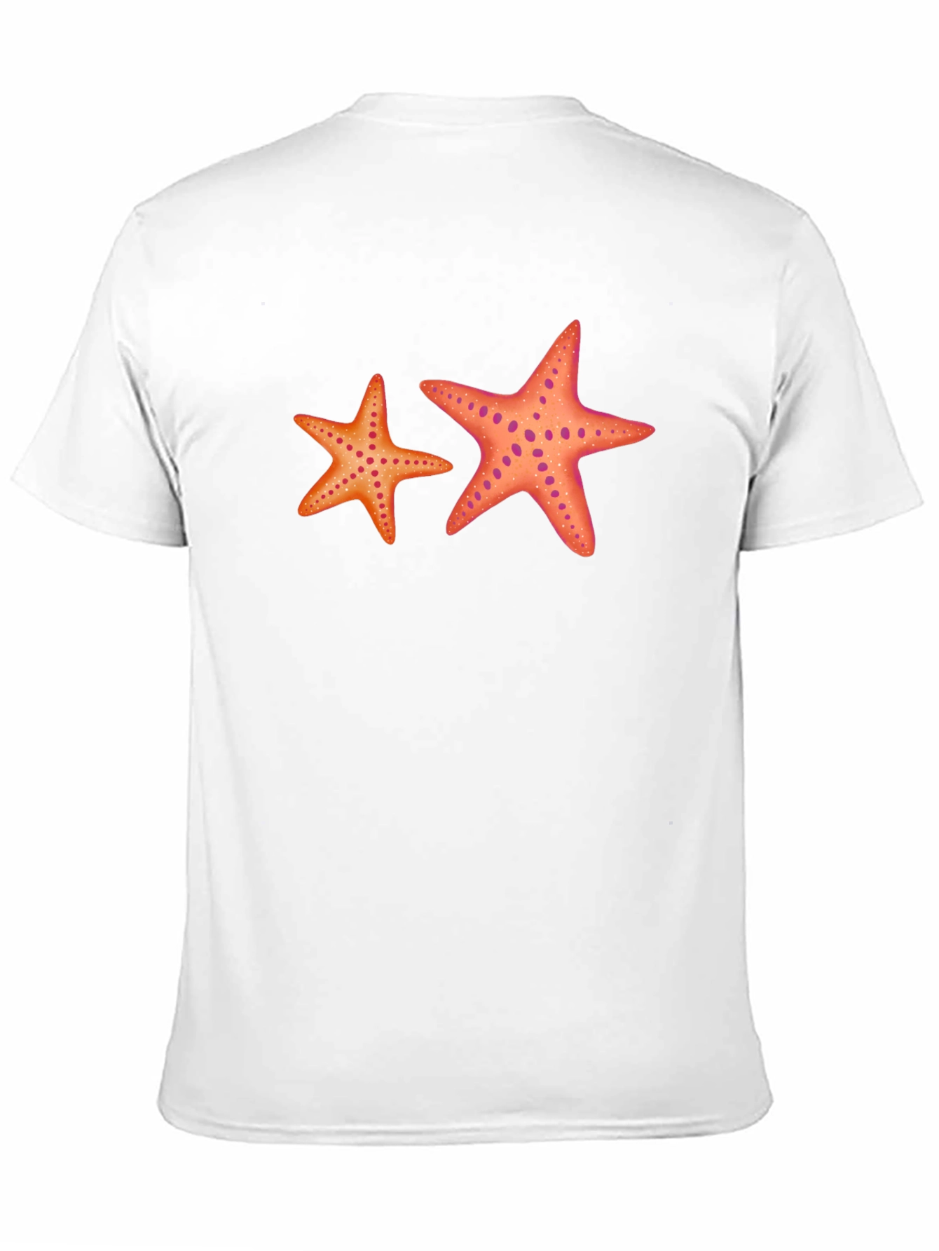 Starfish Graphic Tee - Black Cotton Casual Top