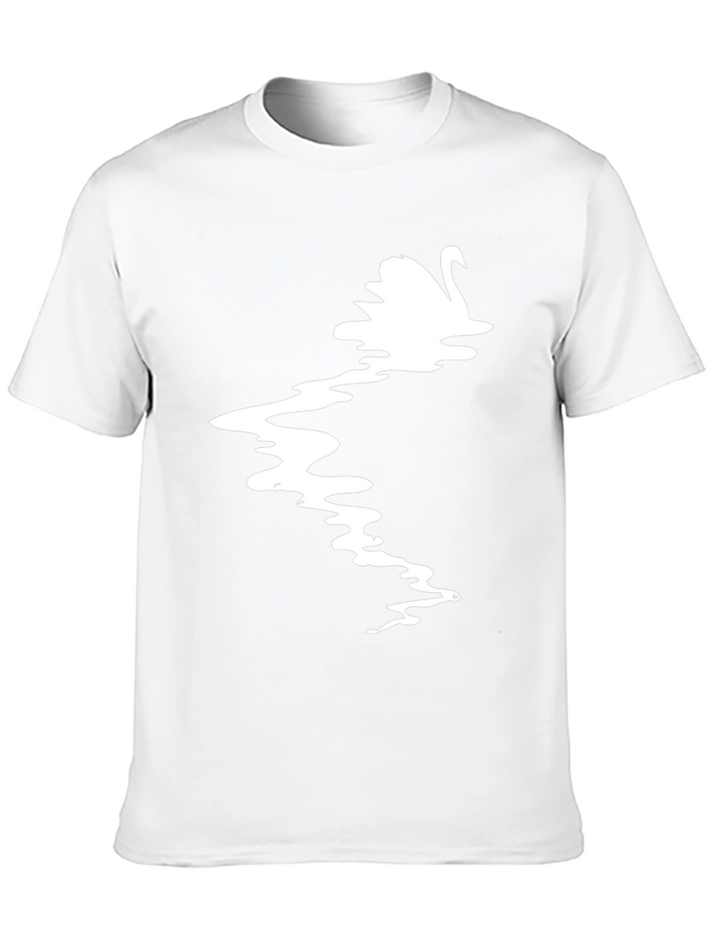 Swan Graphic Black T-Shirt