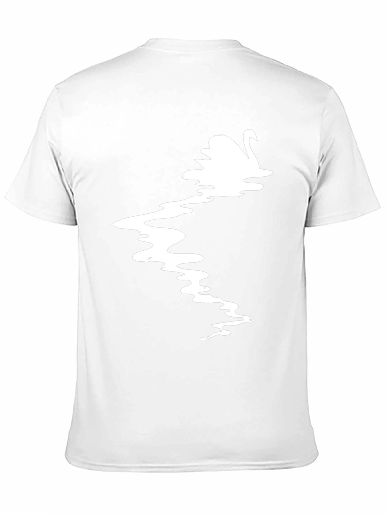 Swan Graphic Black T-Shirt