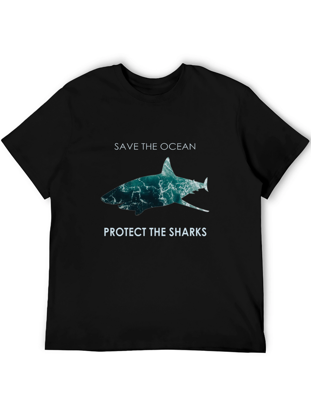 Save the Ocean Protect Sharks Graphic Tee