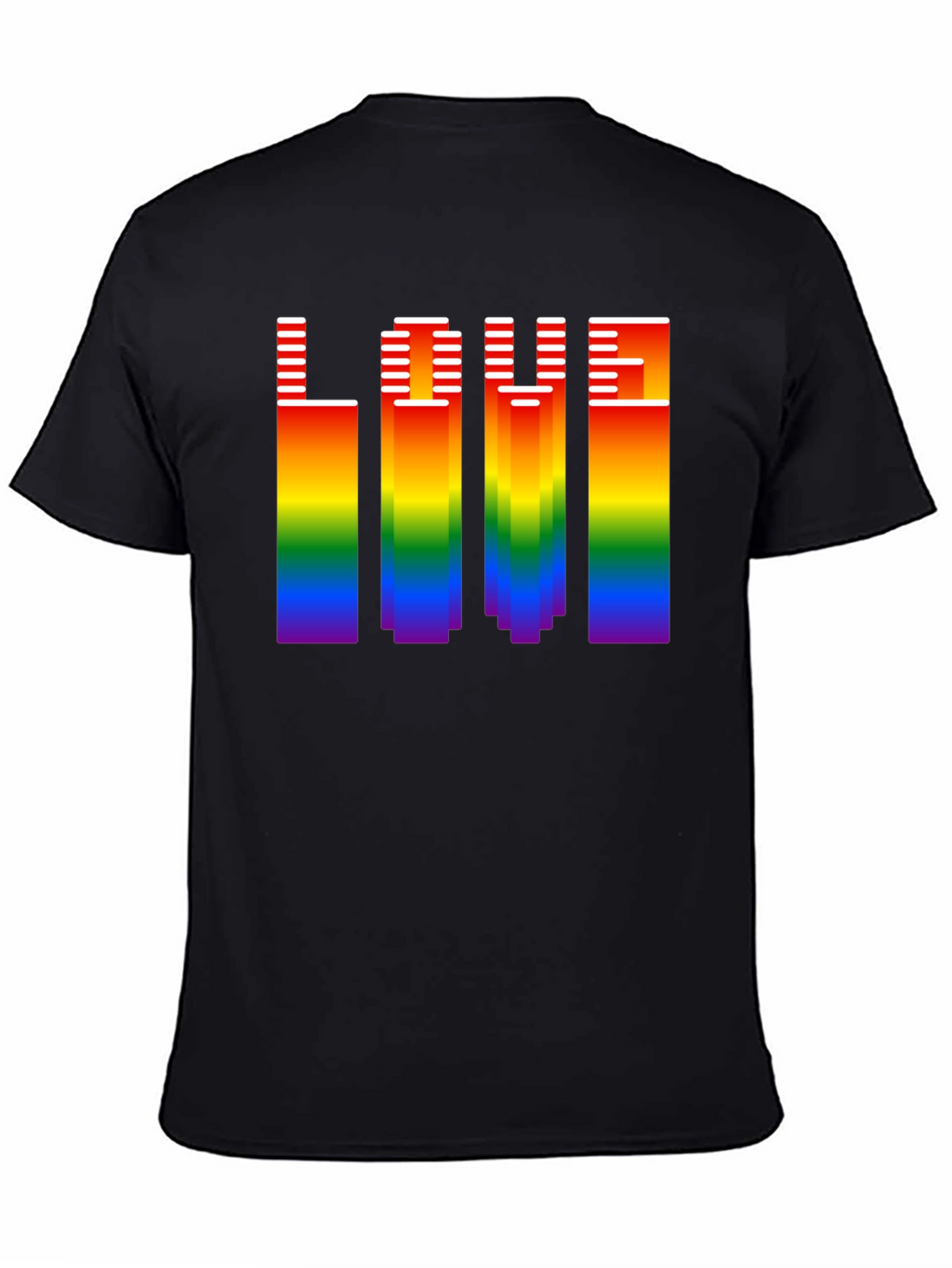 Rainbow LOVE Graphic Tee - Pride Month Shirt
