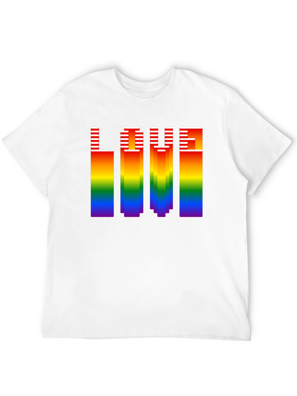 Rainbow LOVE Graphic Tee - Pride Month Shirt