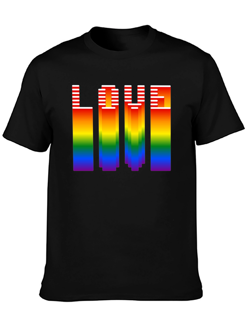 Rainbow LOVE Graphic Tee - Pride Month Shirt