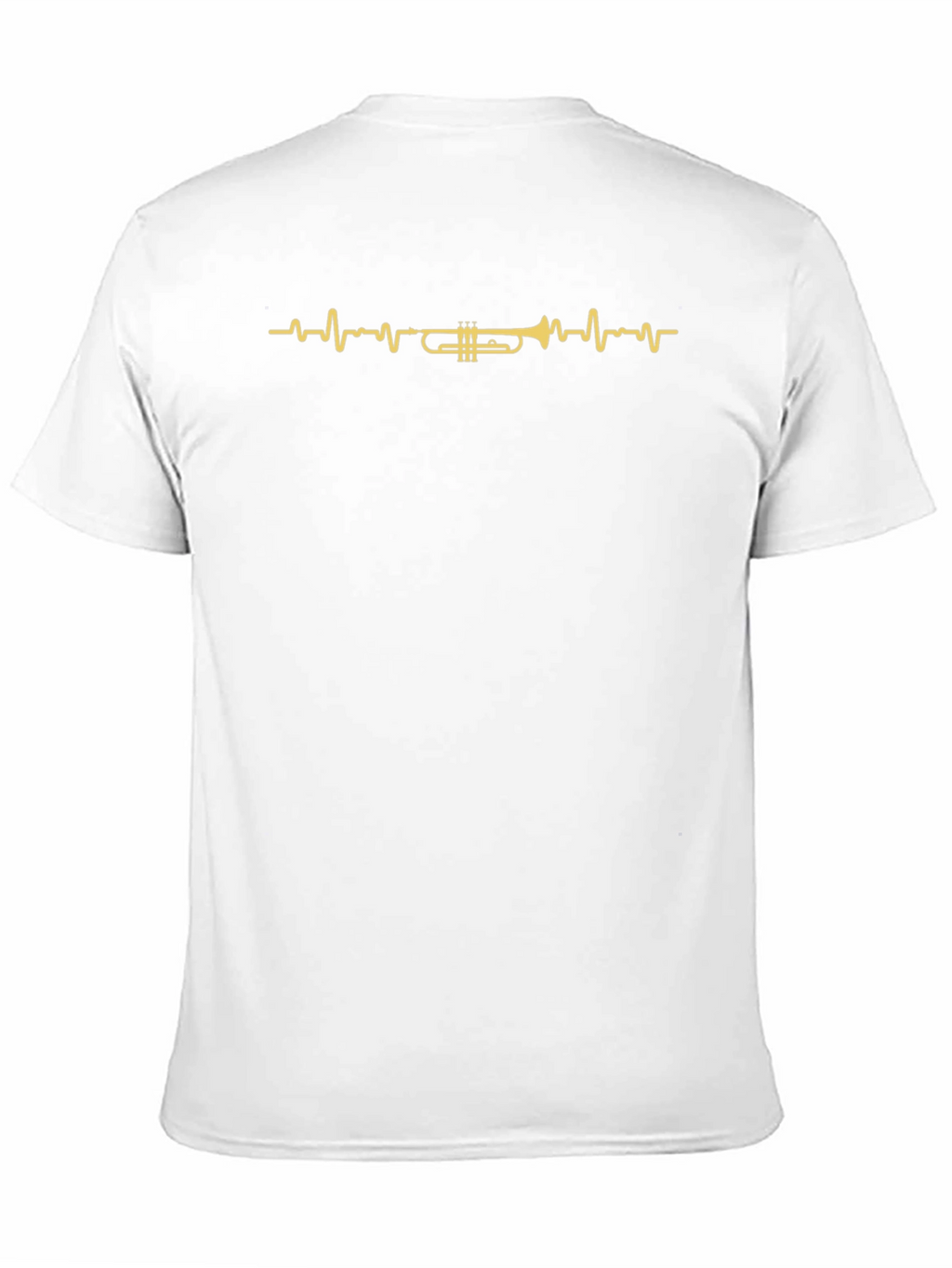 Trumpet Heartbeat Graphic Tee - Musician T-Shirt