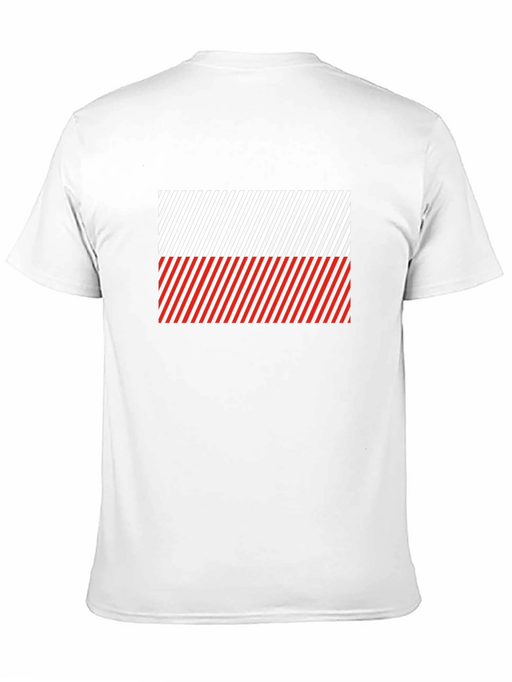 Striped Poland Flag T-Shirt