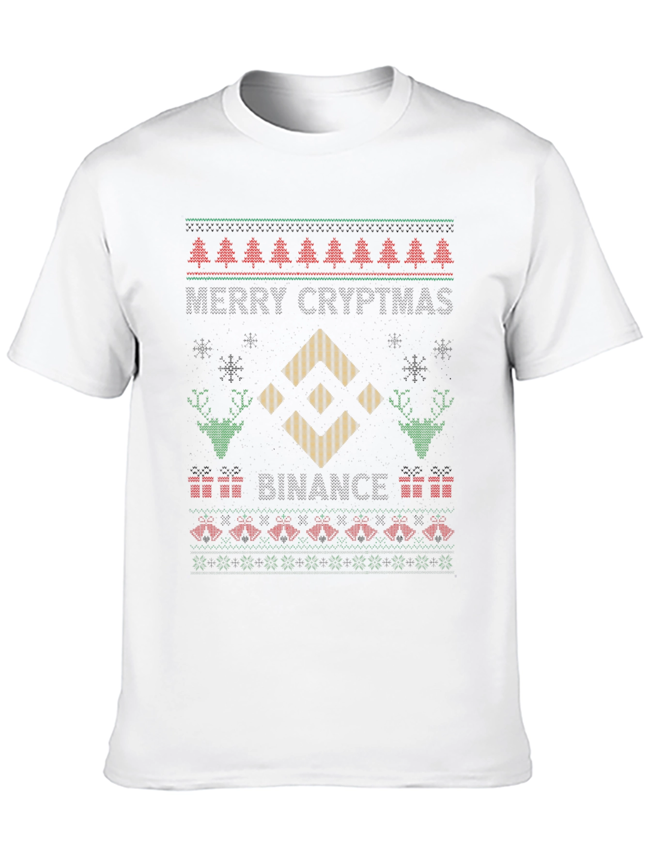 Merry Crypto-mas Ugly Christmas T-Shirt