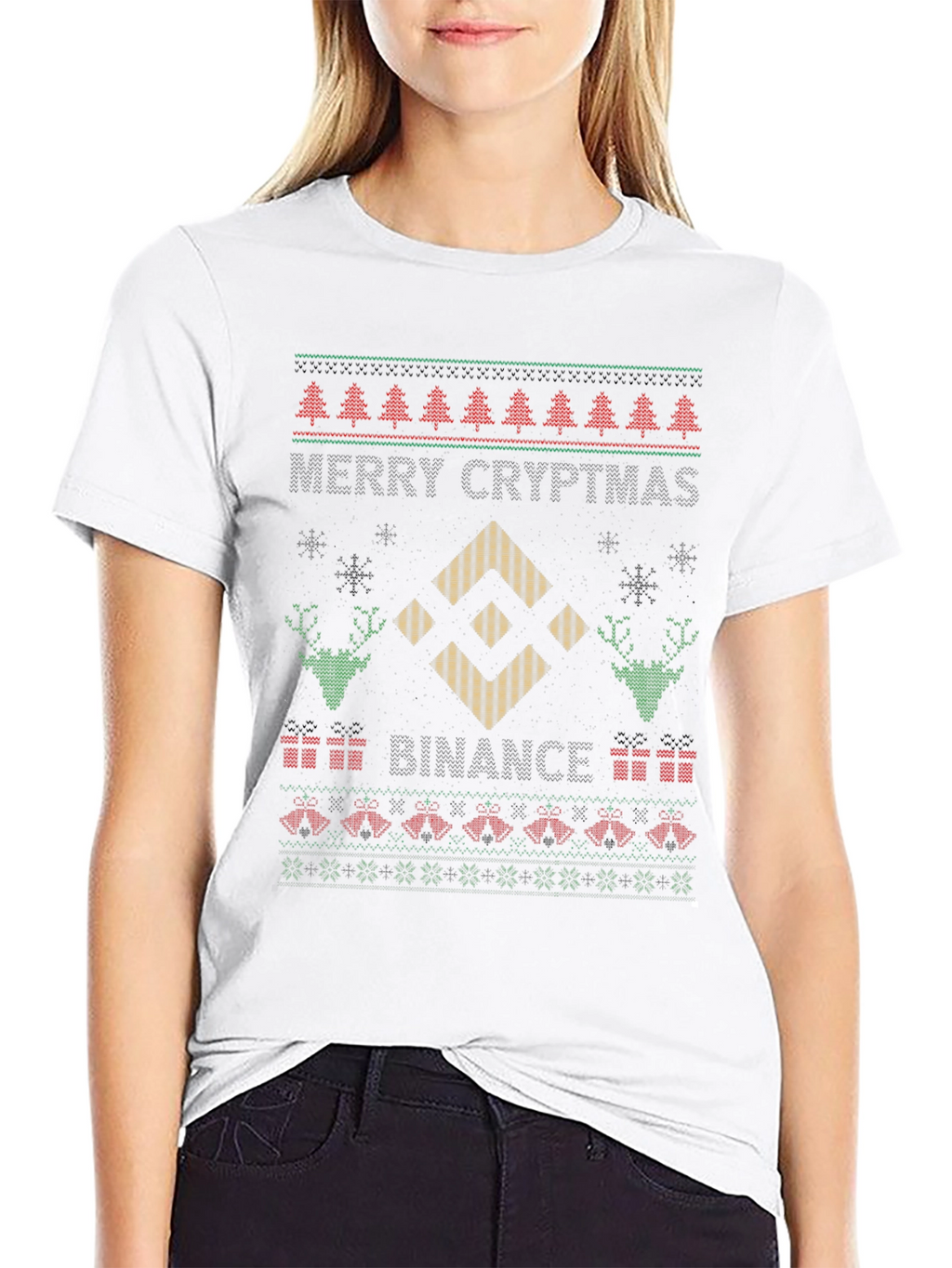 Merry Crypto-mas Ugly Christmas T-Shirt