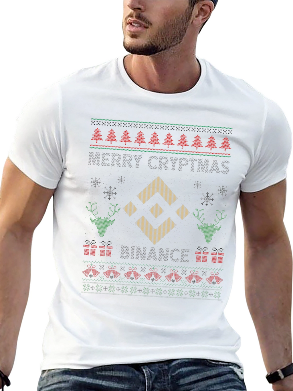 Merry Crypto-mas Ugly Christmas T-Shirt