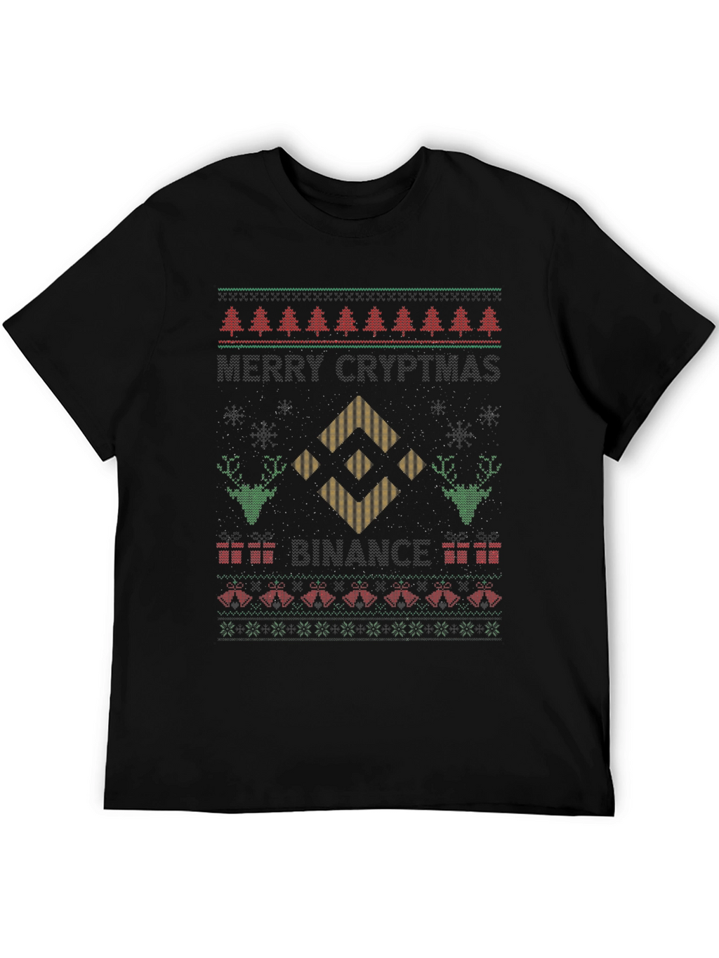 Merry Crypto-mas Ugly Christmas T-Shirt
