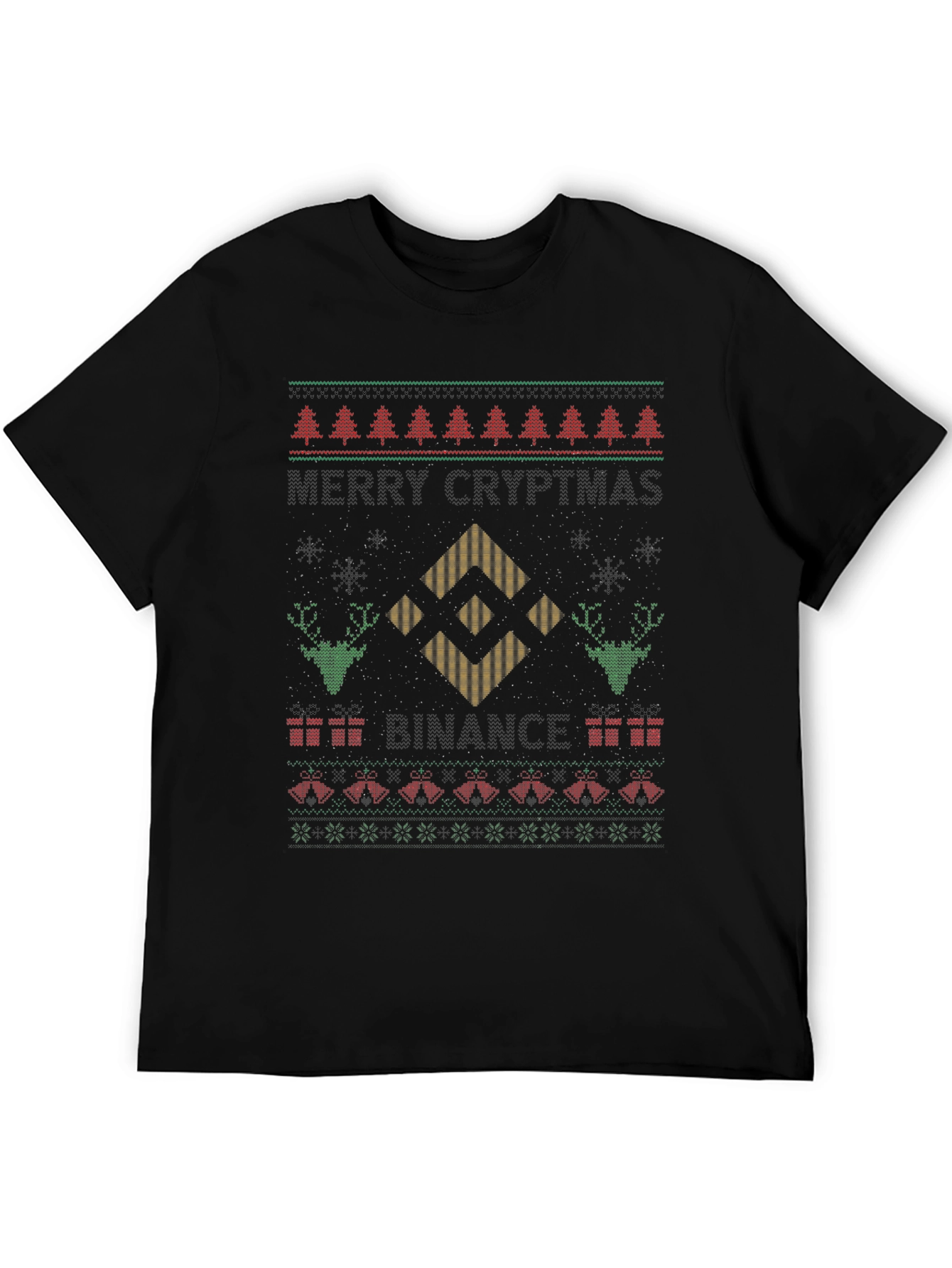 Merry Crypto-mas Ugly Christmas T-Shirt