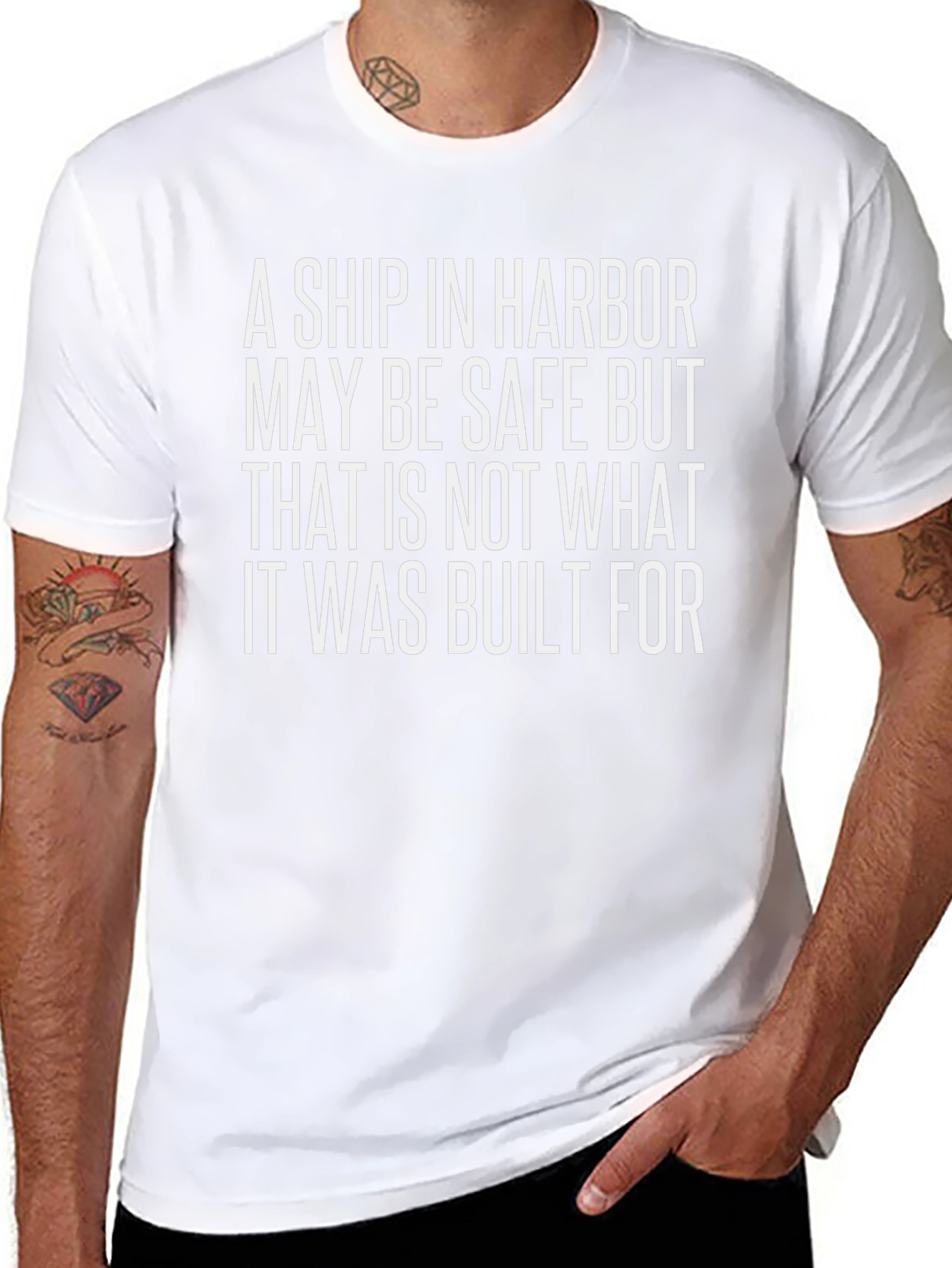 Safe Harbor Inspirational Graphic T-Shirt