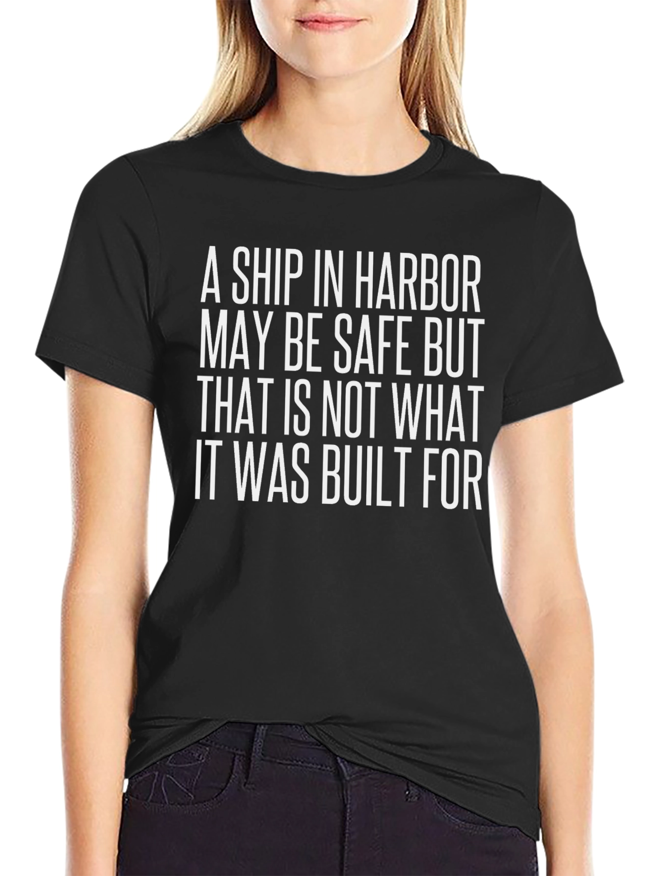 Safe Harbor Inspirational Graphic T-Shirt