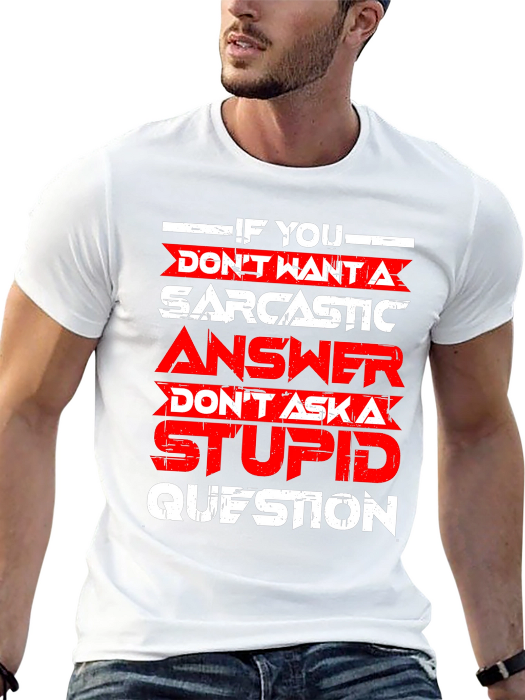 Sarcastic Answer Graphic T-Shirt