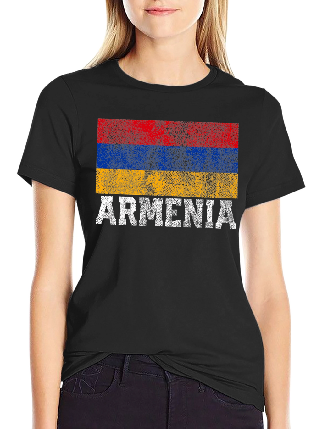 Armenia Flag T-Shirt - Distressed Pride