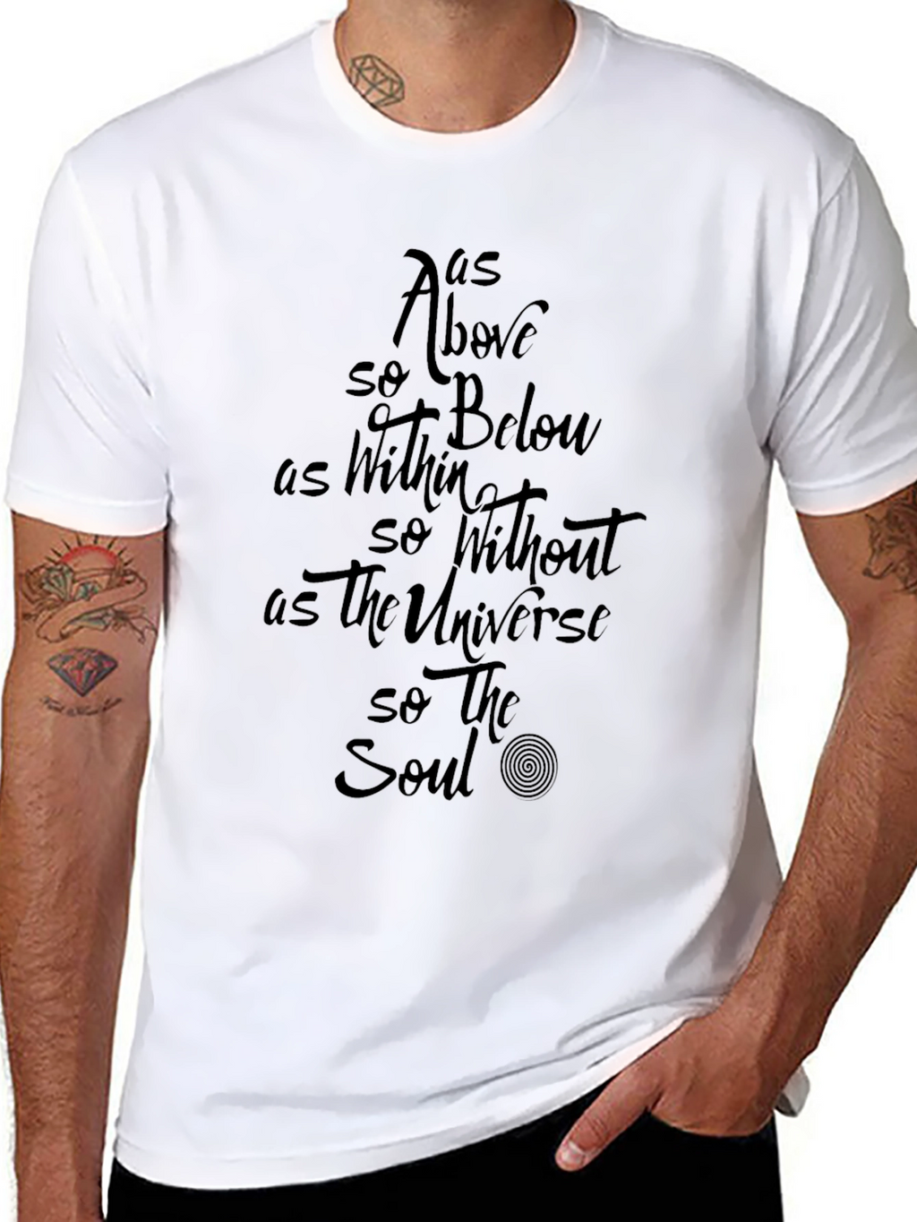 As Above So Below T-Shirt - Unisex Graphic Tee