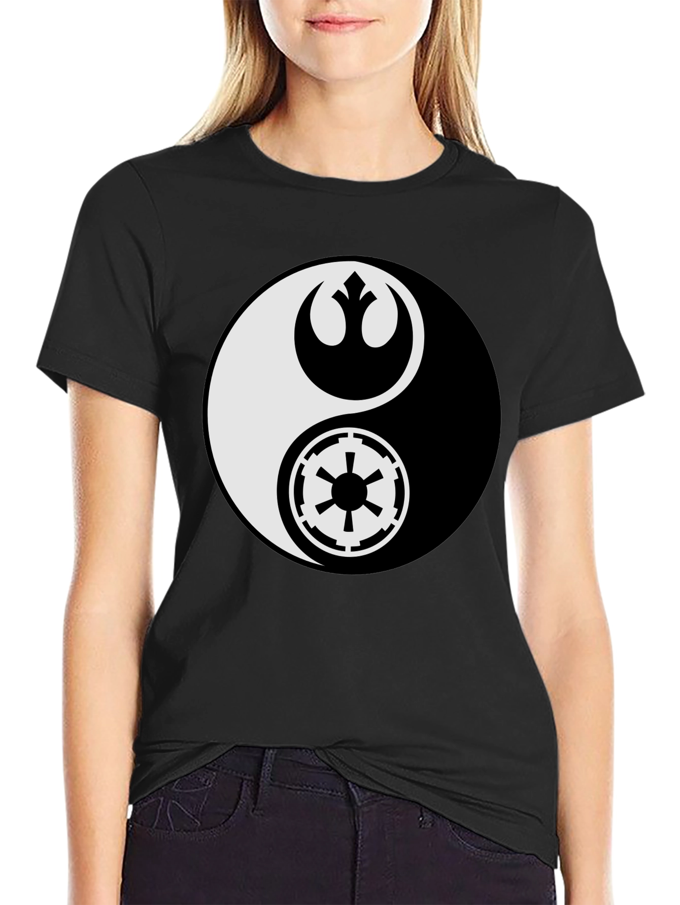 Yin Yang Star Wars T-Shirt - Balance of the Force Tee