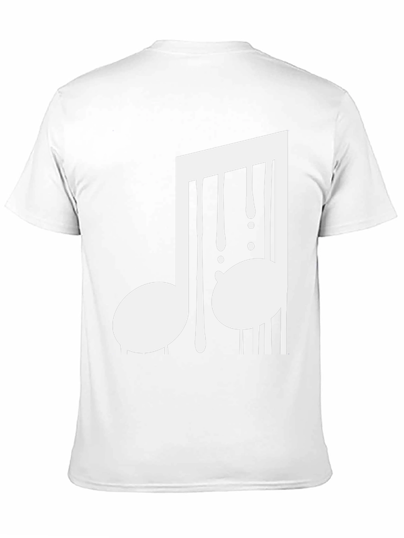 Black Music Note Graphic Tee