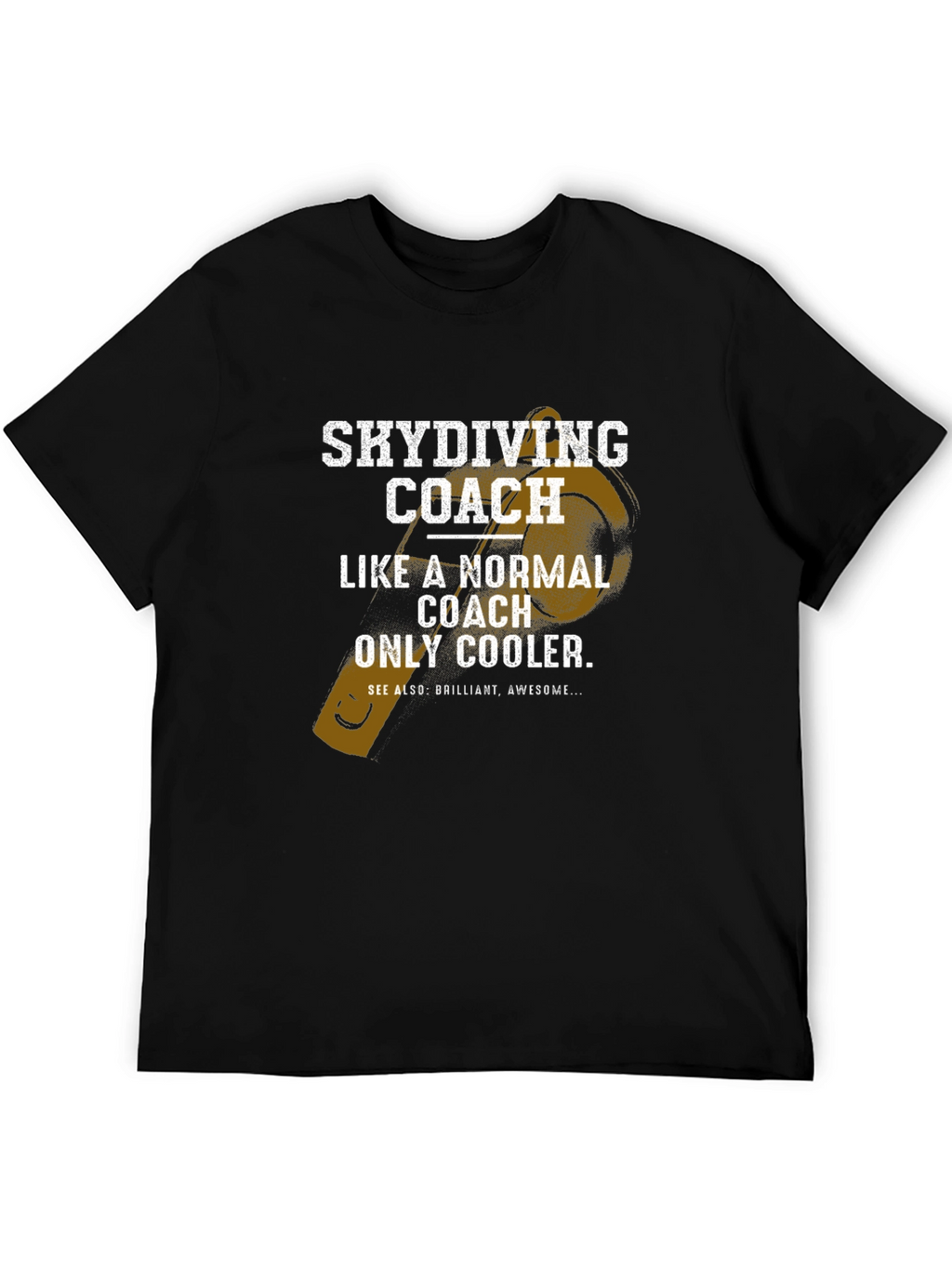 Skydiving Coach Novelty Graphic T-Shirt