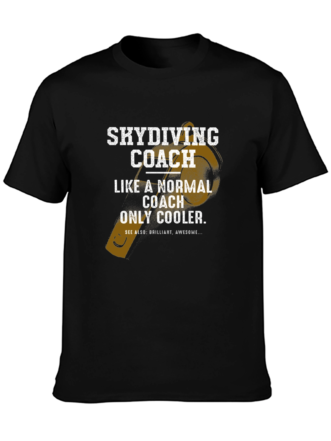 Skydiving Coach Novelty Graphic T-Shirt
