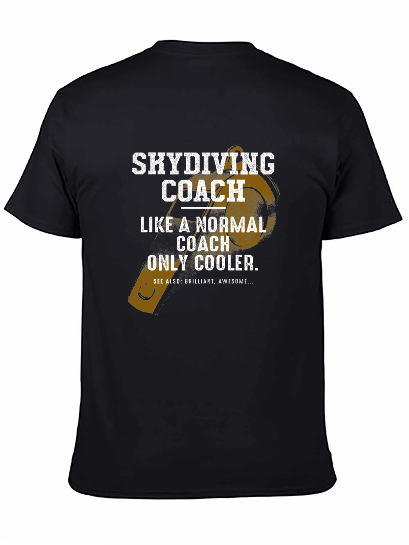 Skydiving Coach Novelty Graphic T-Shirt