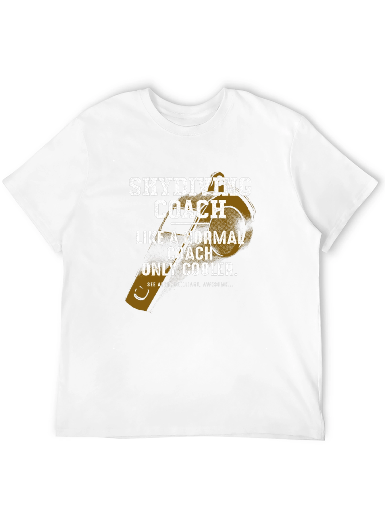 Skydiving Coach Novelty Graphic T-Shirt