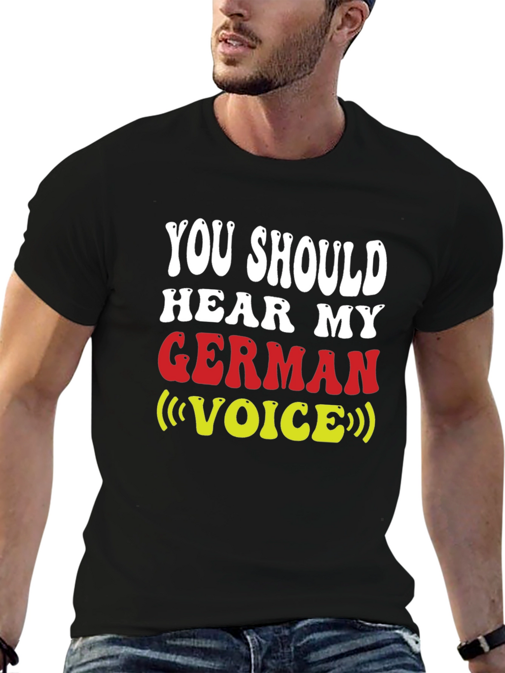 German Voice T-Shirt - Funny Novelty Tee