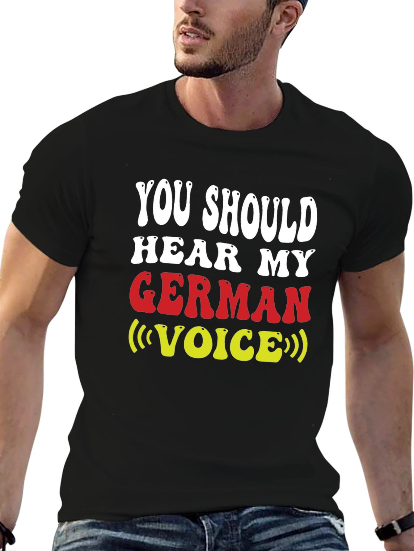 German Voice T-Shirt - Funny Novelty Tee
