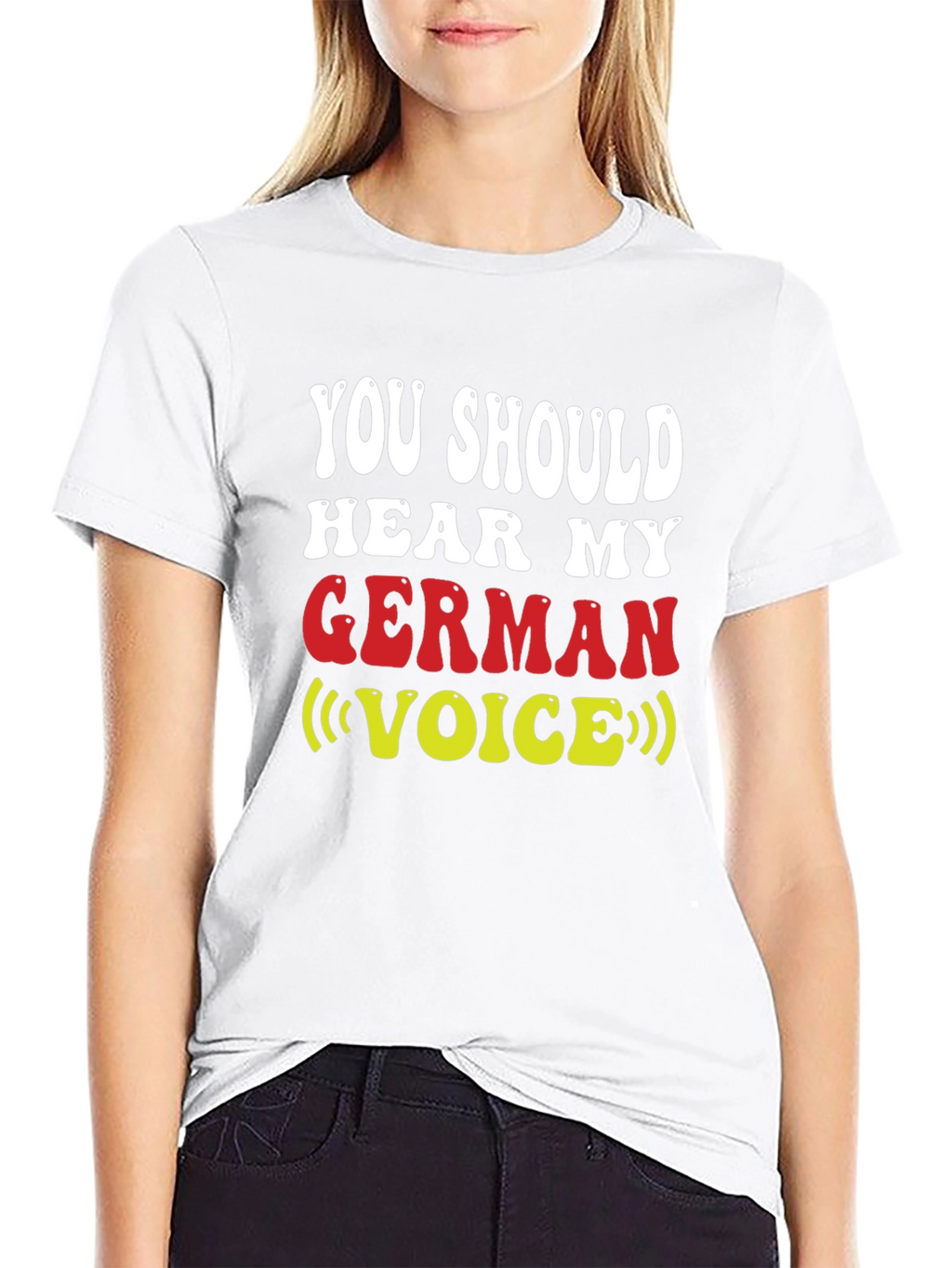 German Voice T-Shirt - Funny Novelty Tee