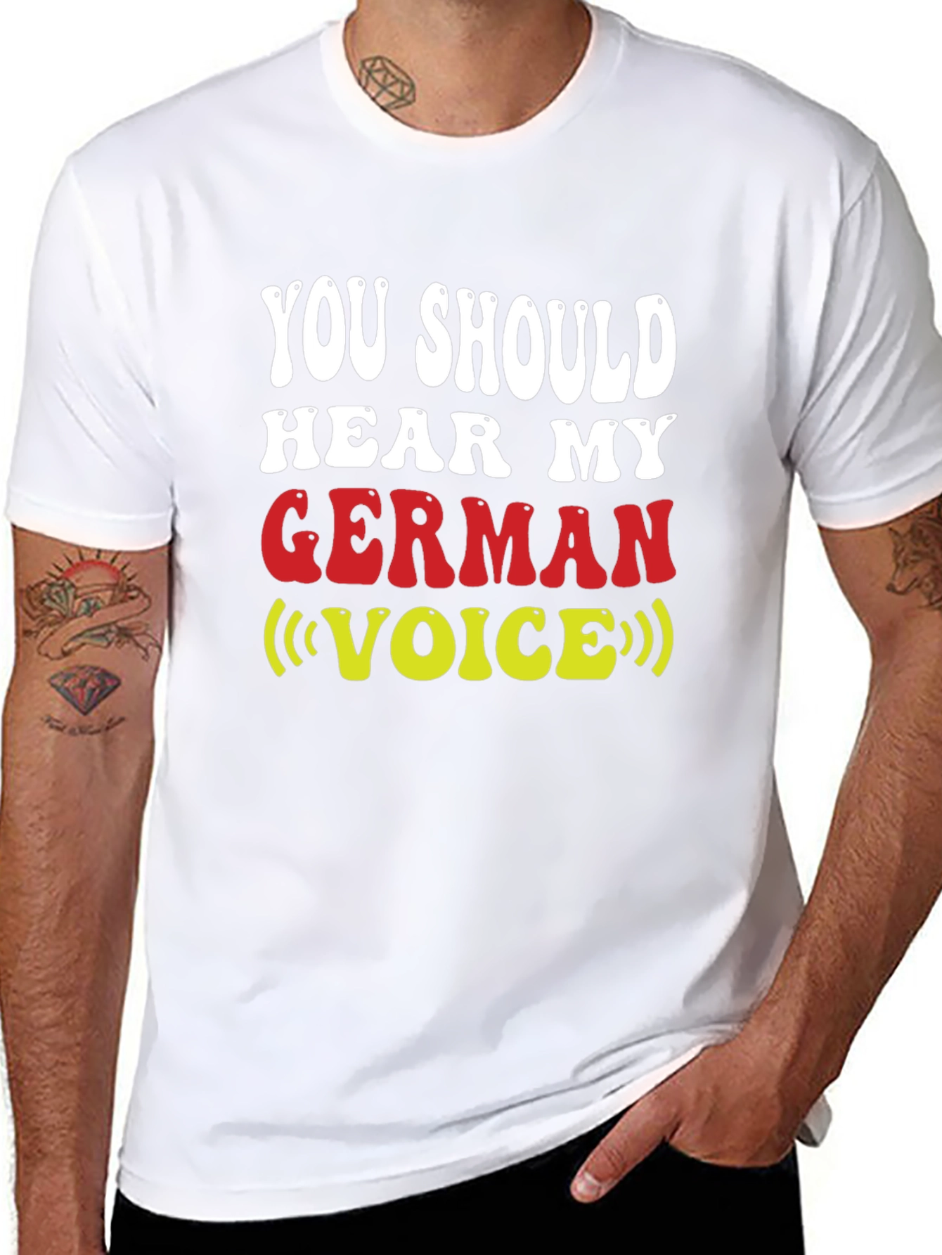 German Voice T-Shirt - Funny Novelty Tee