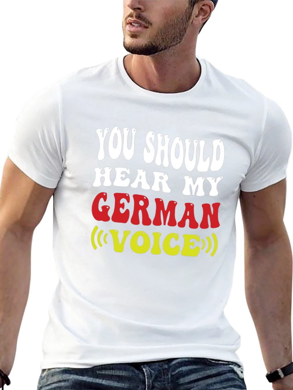 German Voice T-Shirt - Funny Novelty Tee
