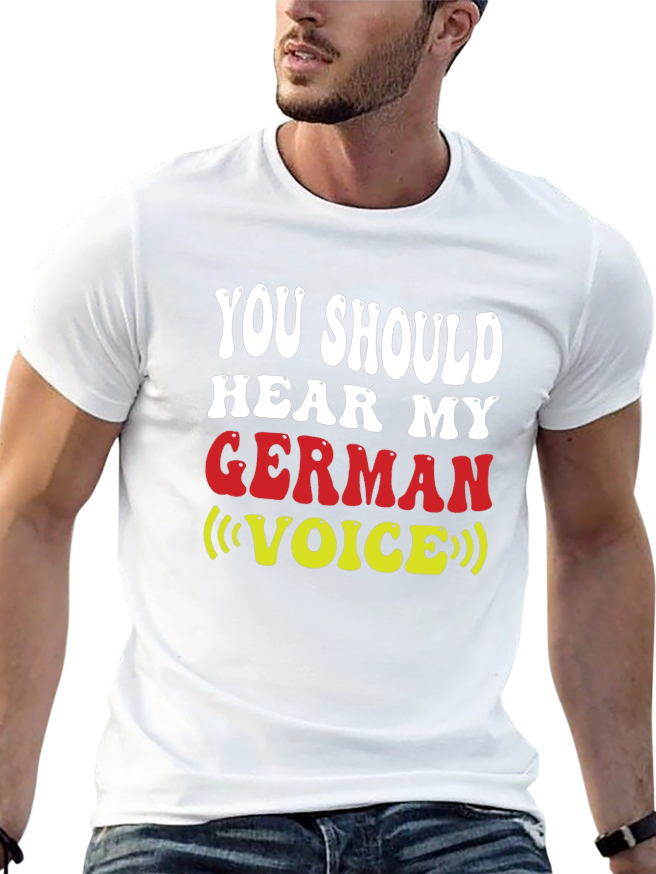 German Voice T-Shirt - Funny Novelty Tee