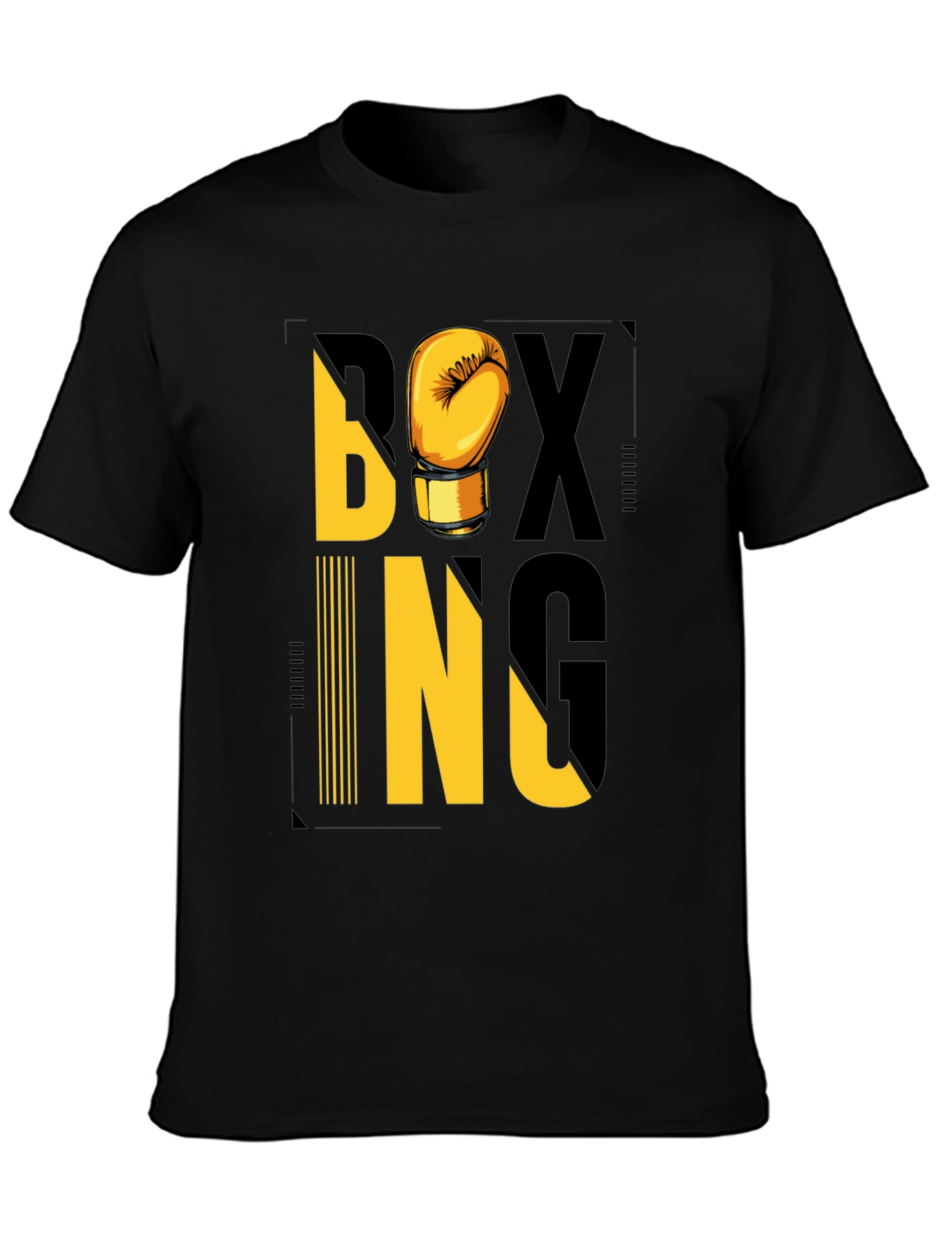 Boxing Graphic Tee - Black
