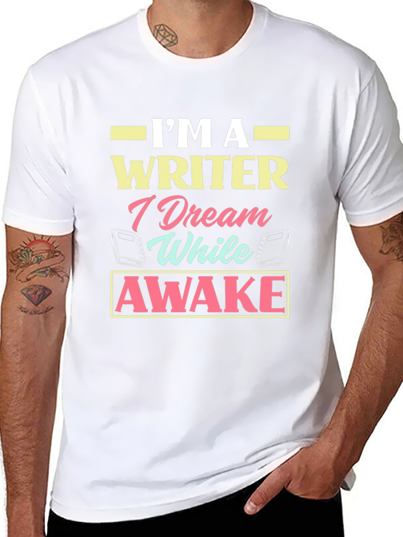 Im A Writer Dream While Awake Graphic T-Shirt