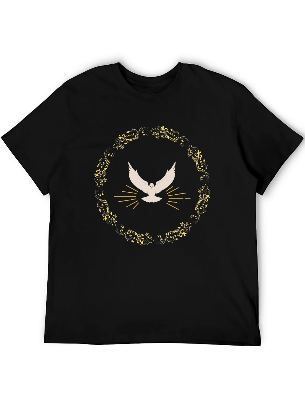 Dove Graphic Black T-Shirt