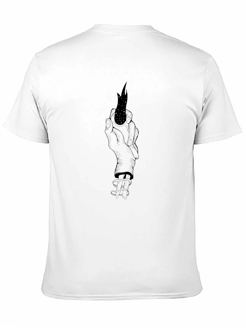 Dark Arts T-Shirt - Hand Holding Flame Design