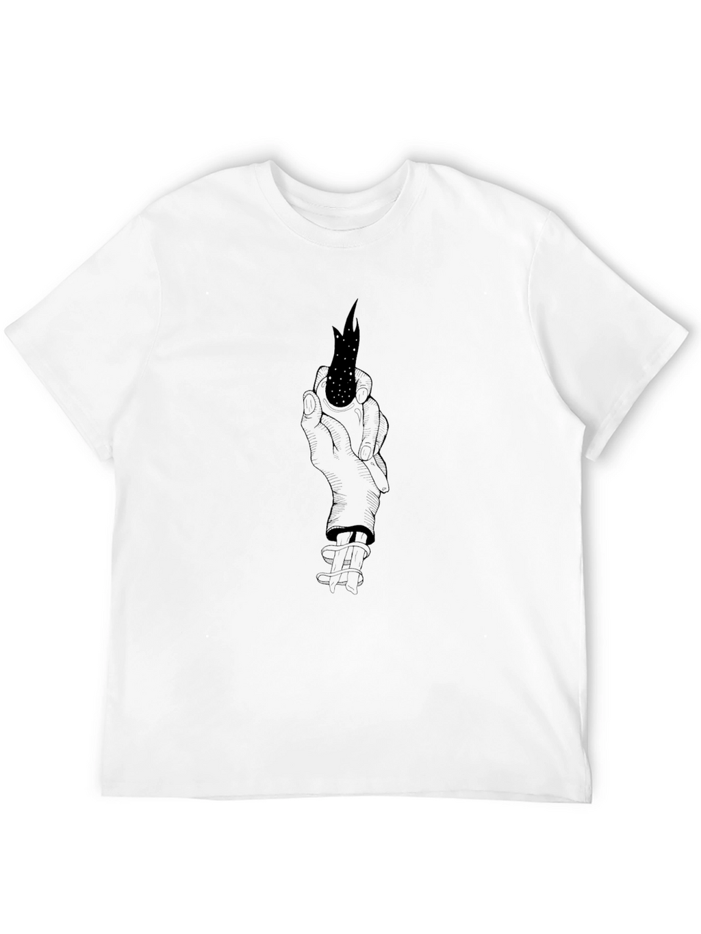 Dark Arts T-Shirt - Hand Holding Flame Design