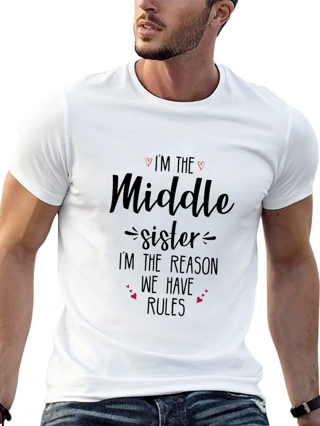 Middle Sister Reason For Rules T-Shirt