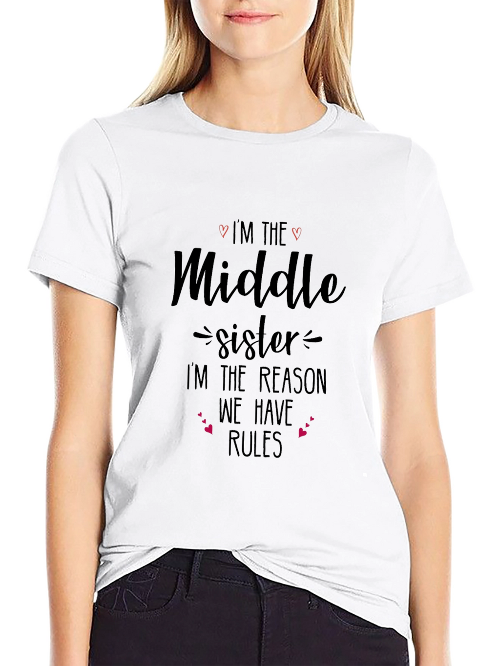 Middle Sister Reason For Rules T-Shirt
