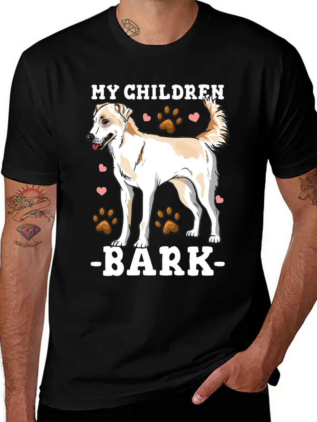 Dog Lover T-Shirt: My Children Bark